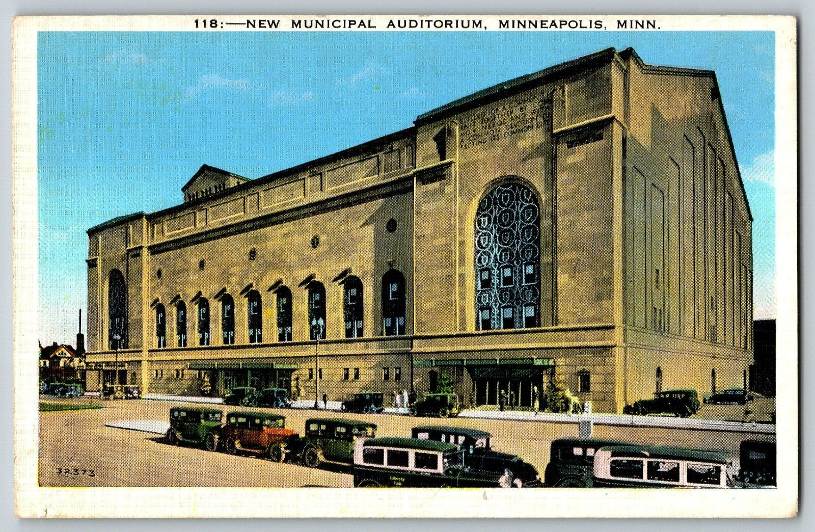 Minneapolis, Minnesota - New Municipal Auditorium - Vintage Postcard, Unposted