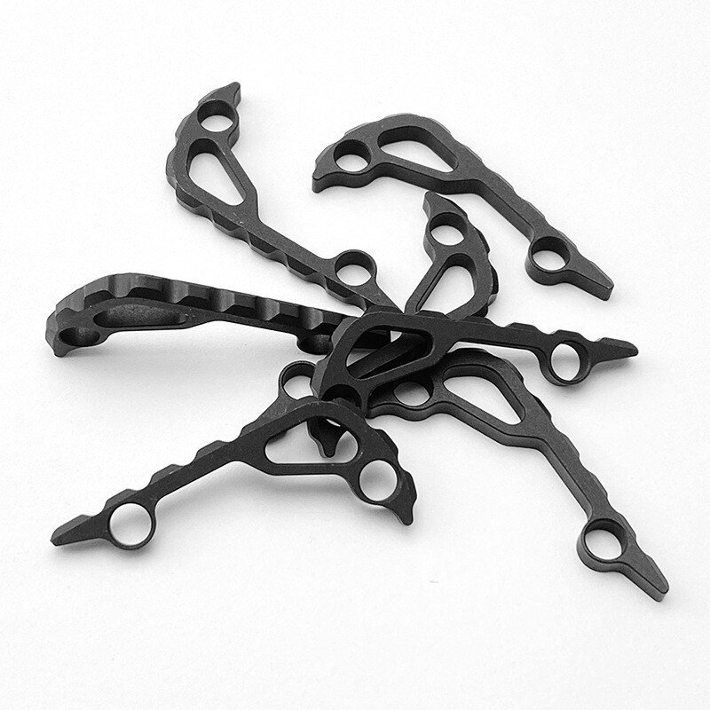 Portable Aluminium Alloy Back Spacer For Benchmade Bugout 535 1PC Black/Silver