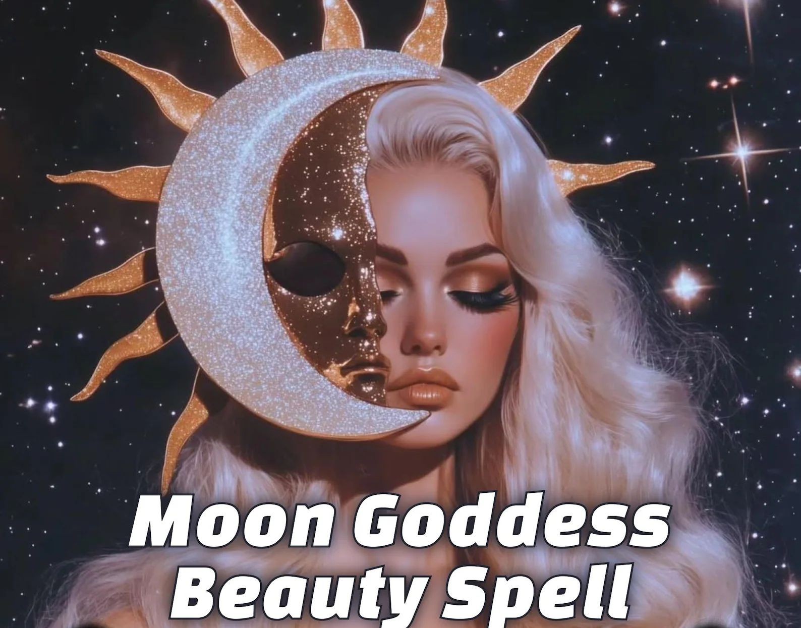 Moon Goddess Beauty Spell - Premium Feminine Glamour, Grace & Magnetic Power | V