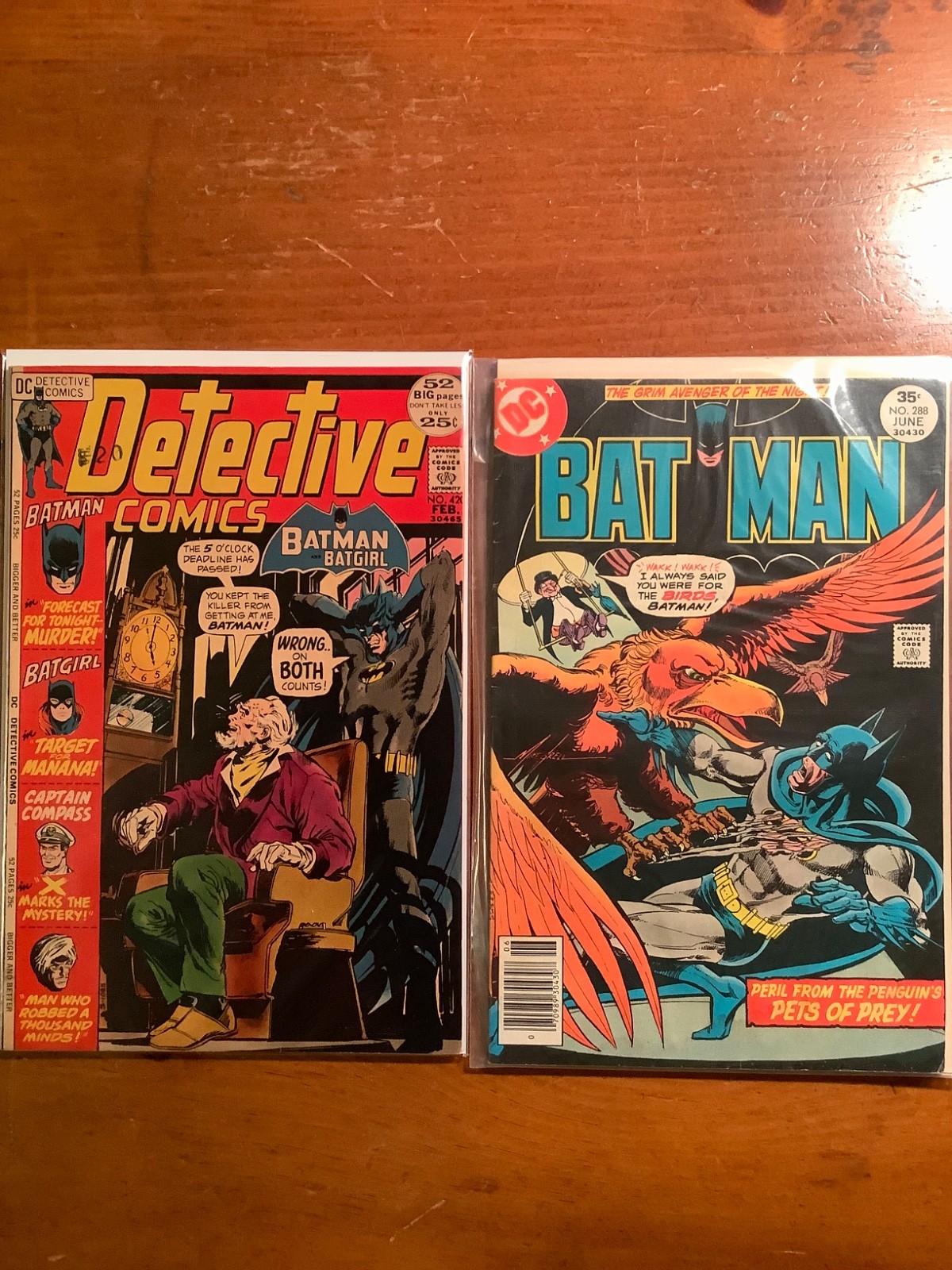 Detective Comic #420 Neal Adams CVR. + FREE Batman #288 (Water Damage Reader)