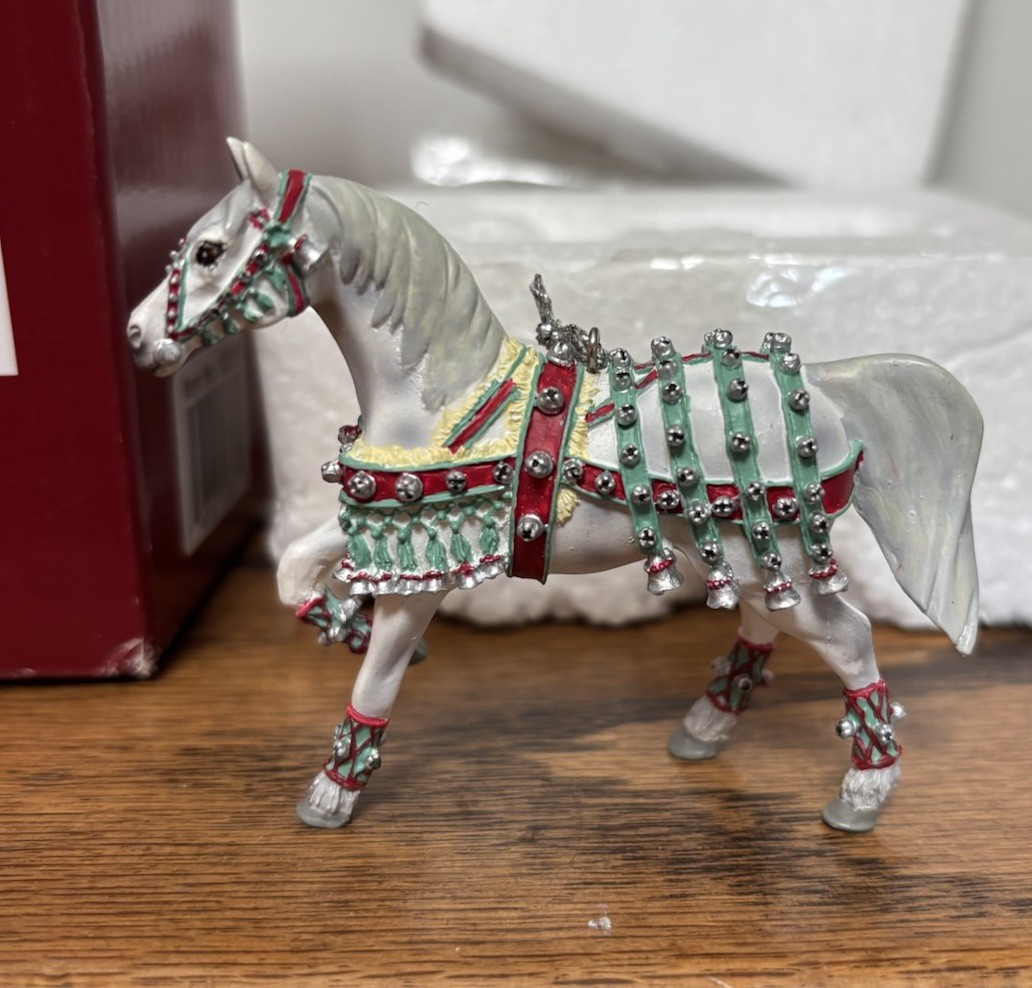 VTG 2006 The Trail Of Painted Ponies Silver Bells ORNAMENT - Retired - Rare
