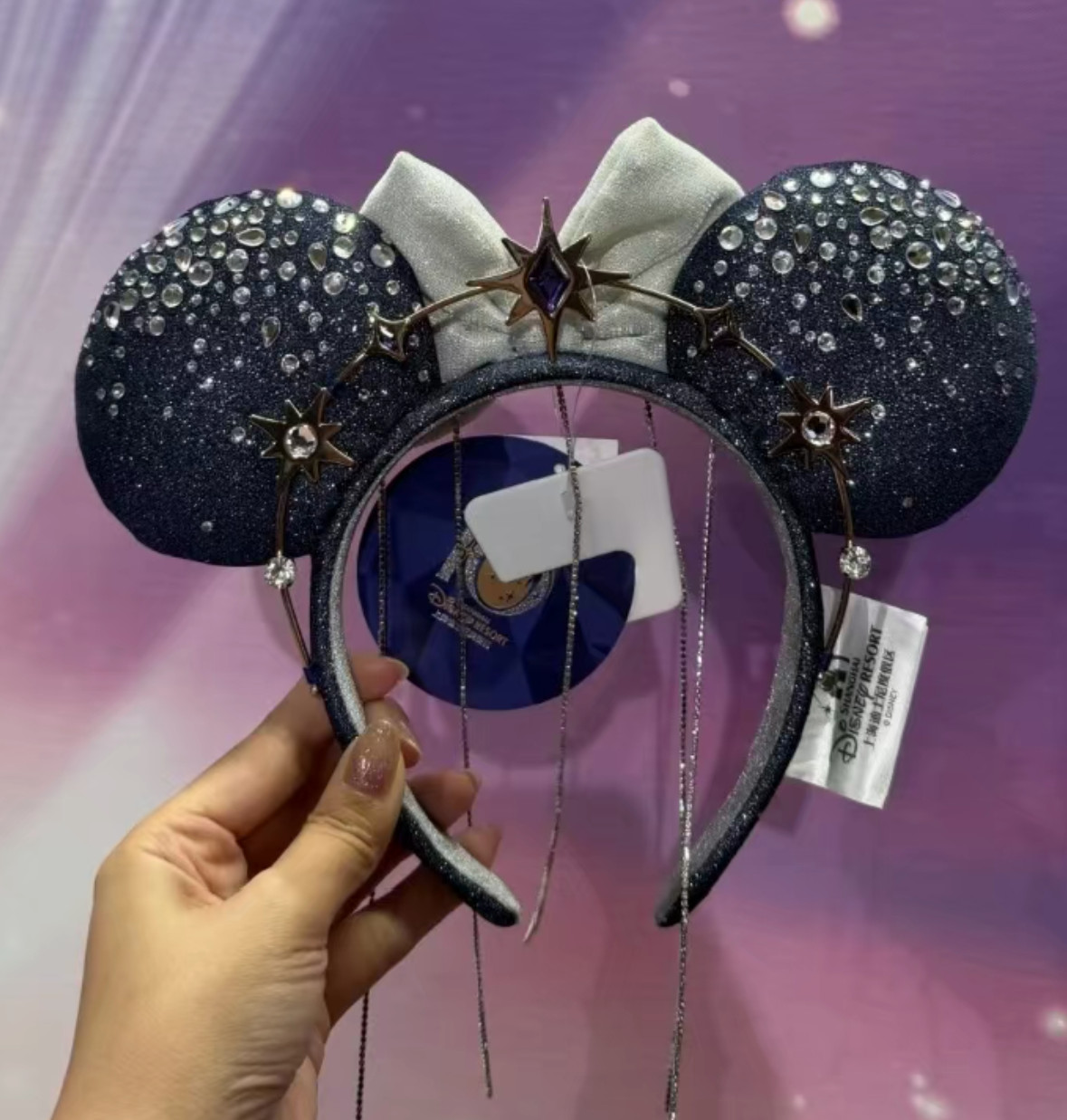 Disney Shanghai 10th anniversary 33 CLUB limited Minnie mouse ear headband