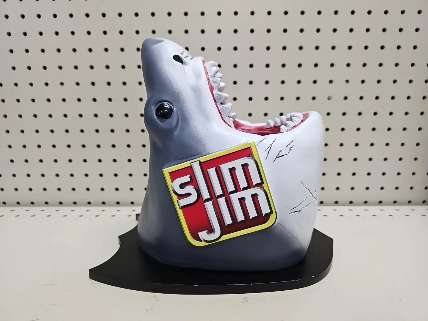 Promotional Jaws Great White Shark Head Wall Mount Display Slim Jim - New In Box