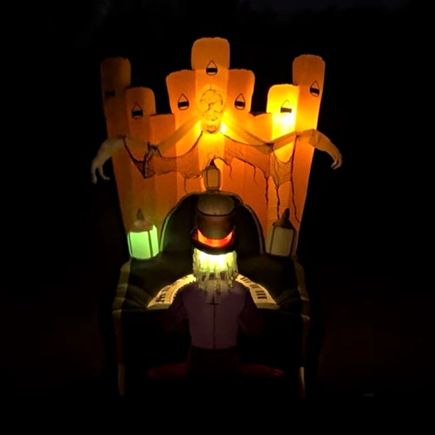 Custom Gemmy 2019 inflatable musical lightshow organ player