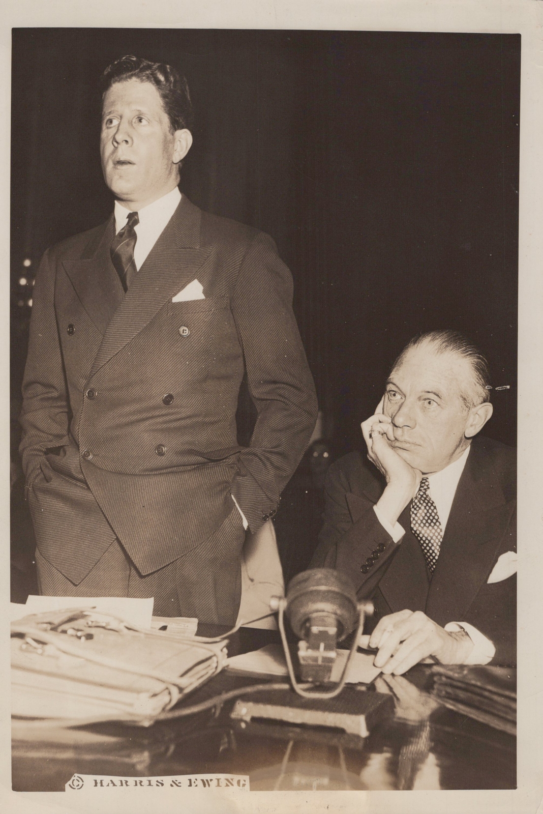 Rudy Vallee House Copyright Bill Hearing D.C. 1936 - Original Press Photo