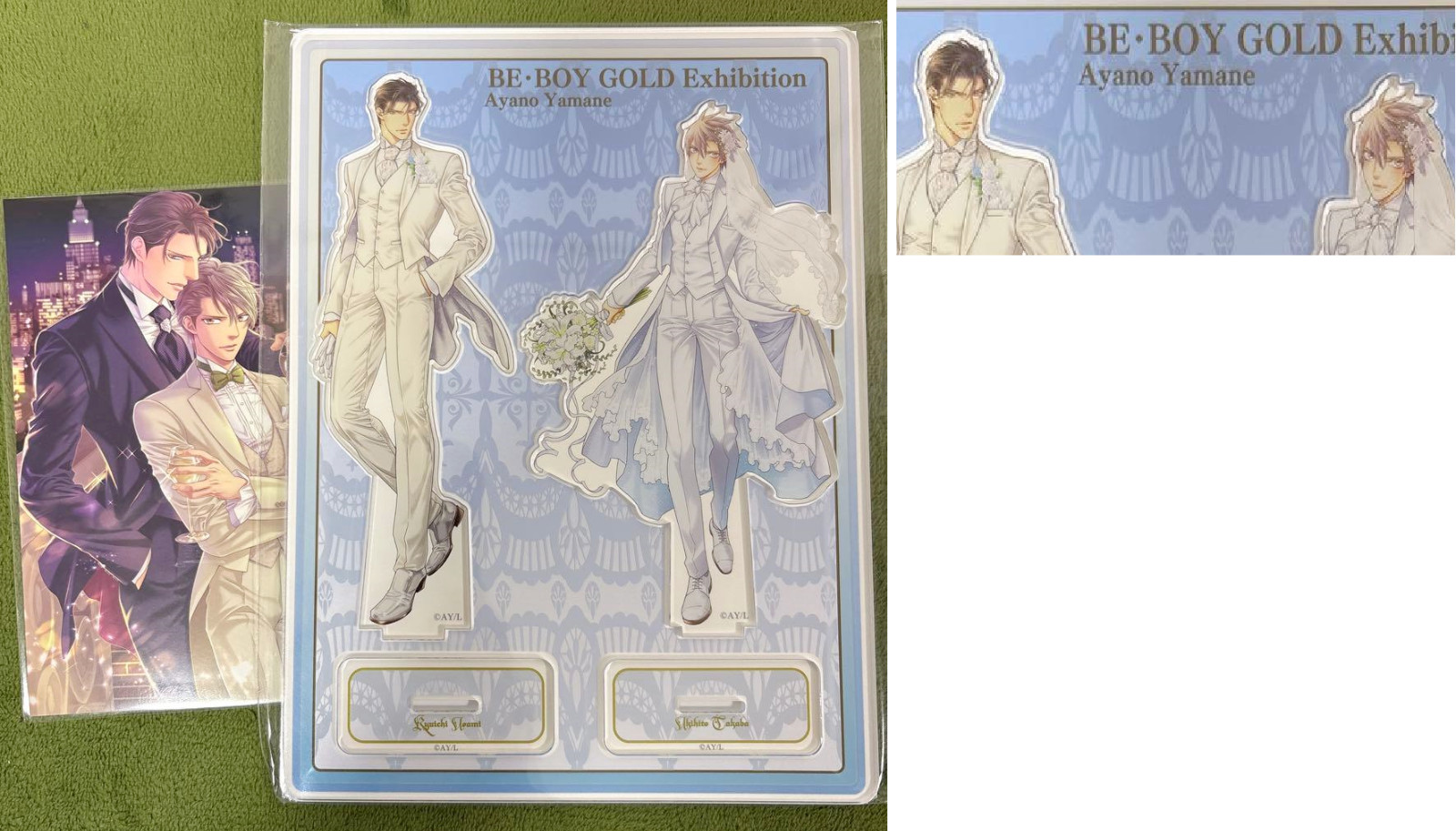 BE BOY GOLD Finder Series Pair Acrylic Stand & Card Yamane Ayano Takaha Akihito