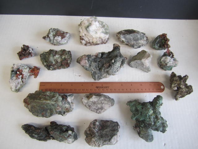 Native Copper, Adms County Pennsylvania, Cutting Grade Lot #1
