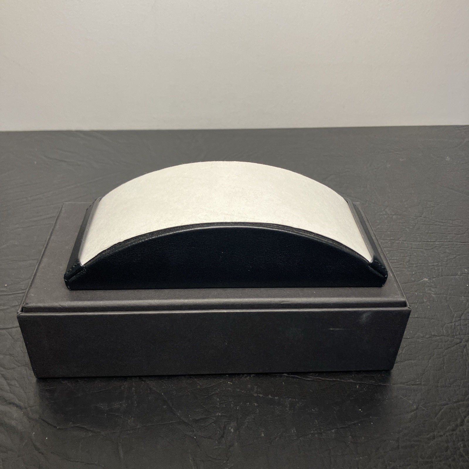 Montblanc Desk Accessories Black Leather Ink Blotter 111463 M84037 Italy - NICE