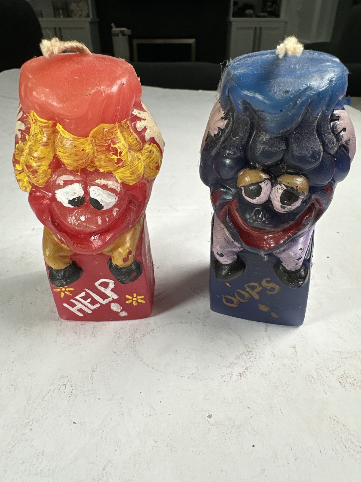 Vintage 1960-1970s Weird Puff N Stuff Sid Marty Croft Looking Candles