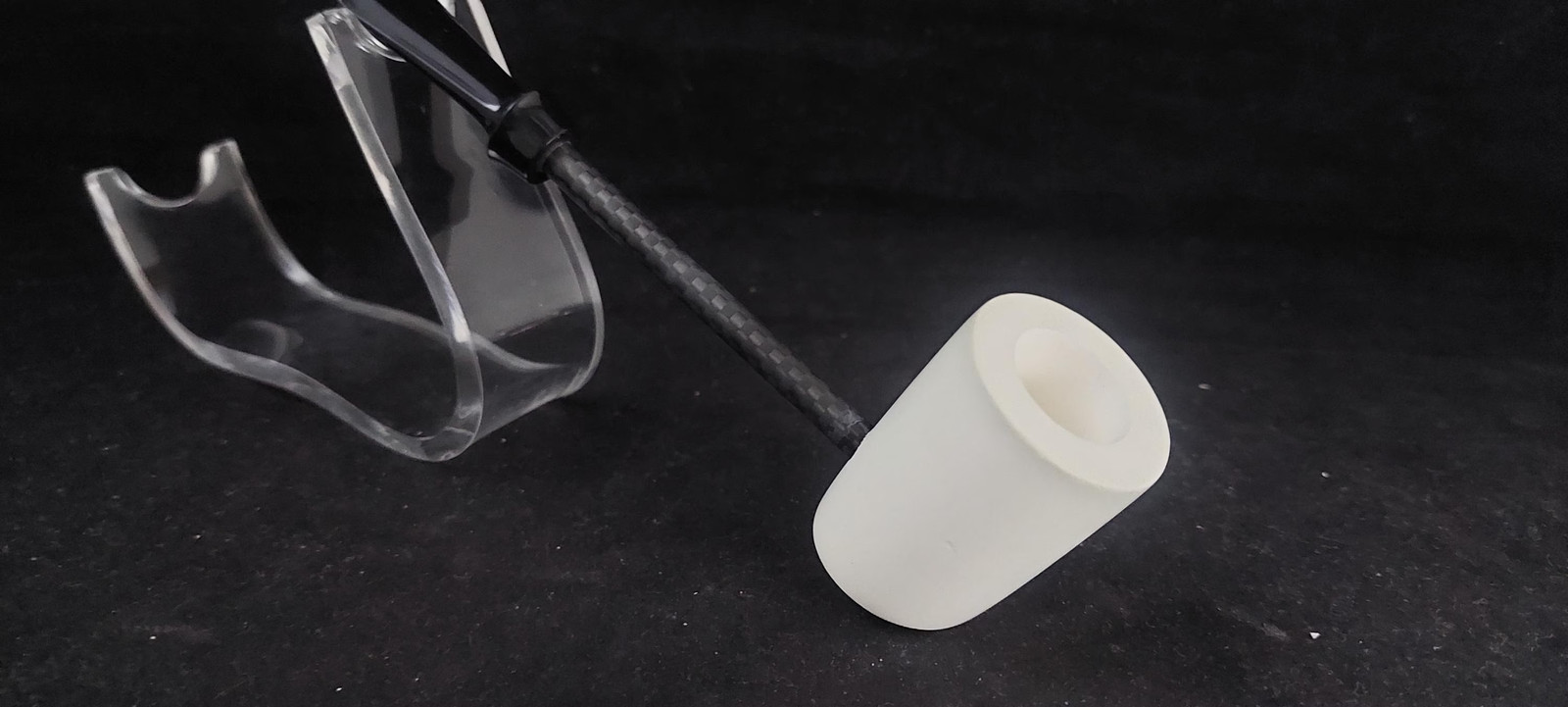 Minimalist Meerschaum Pipe – Cylindrical Design, Modern Style