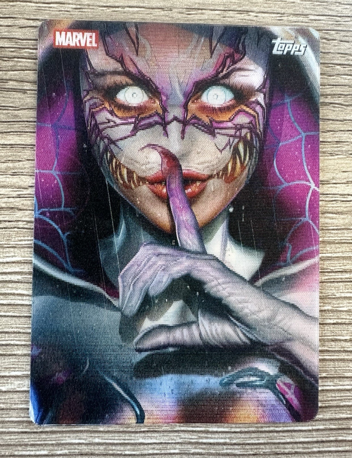 2026 Topps Marvel Neon Ghost-Spider Marquee Motion MM-5 Lenticular Case Hit SSP