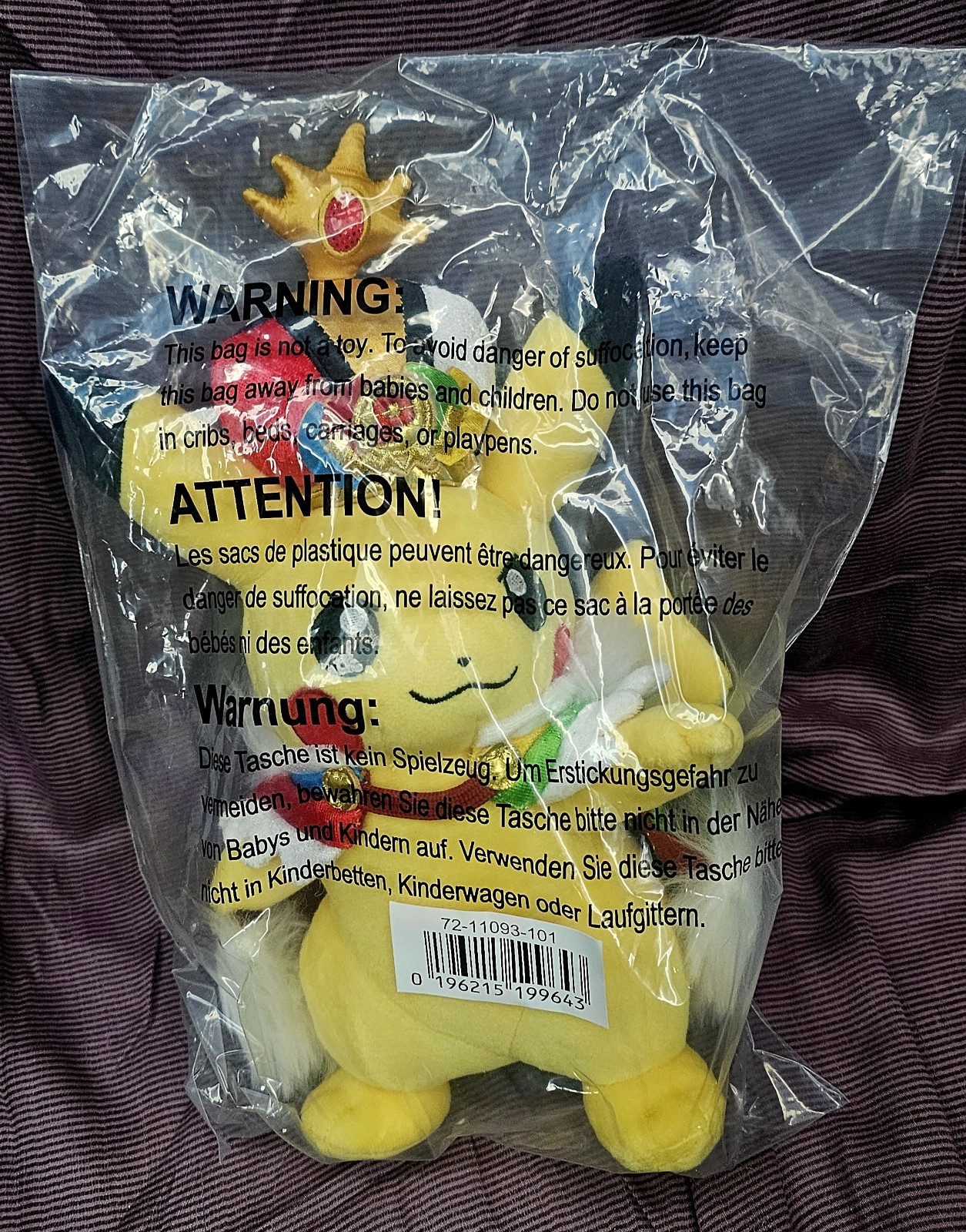 Pokemon XP Worlds Championships 2026 San Francisco Exclusive Pikachu Plush
