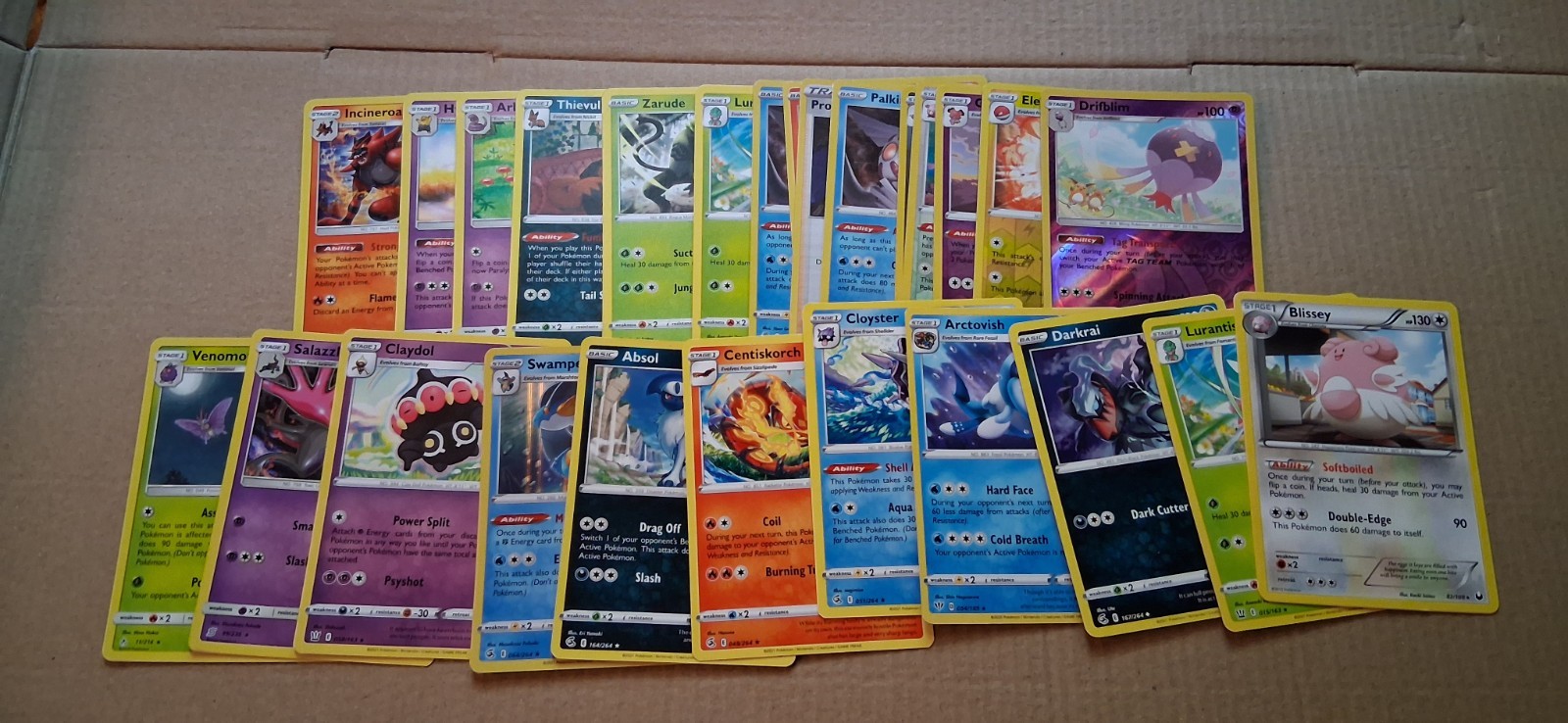Pokémon Sun & Moon & Sword & Shield Rare Card Lot ×80+ Cards M/NM Condition