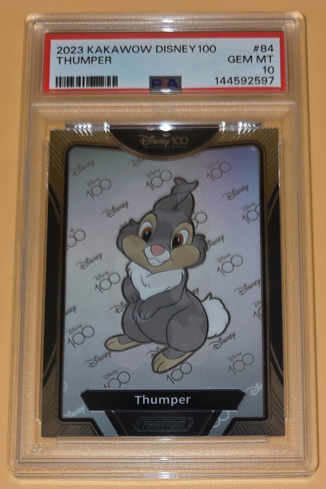 Thumper from Bambi PSA 10 Low Pop 2023 Kakawow Phantom Disney 100 Anniversary