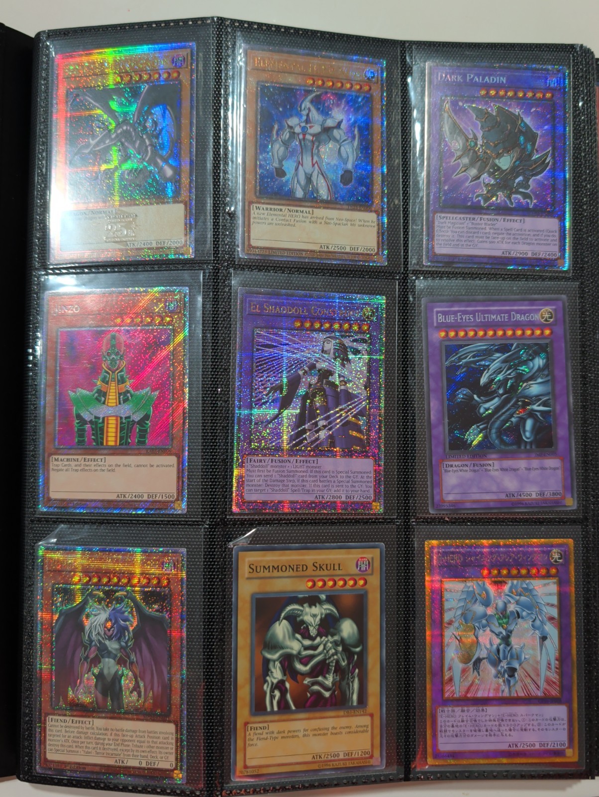 Yu-Gi-Oh TCG Binder Collection All Foil Vintage And New QCR/Secret/Ultra