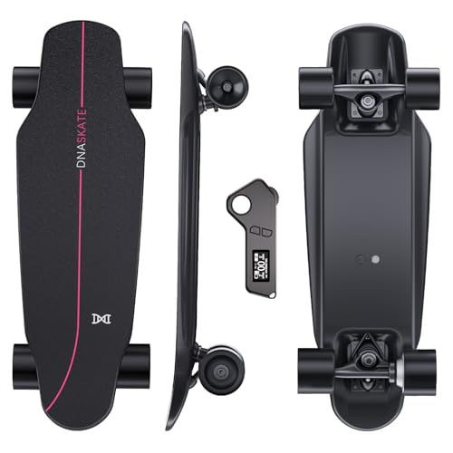 M8 Electric Skateboard with Remote, 15Mph Top Speed,9Miles Range,400 Black