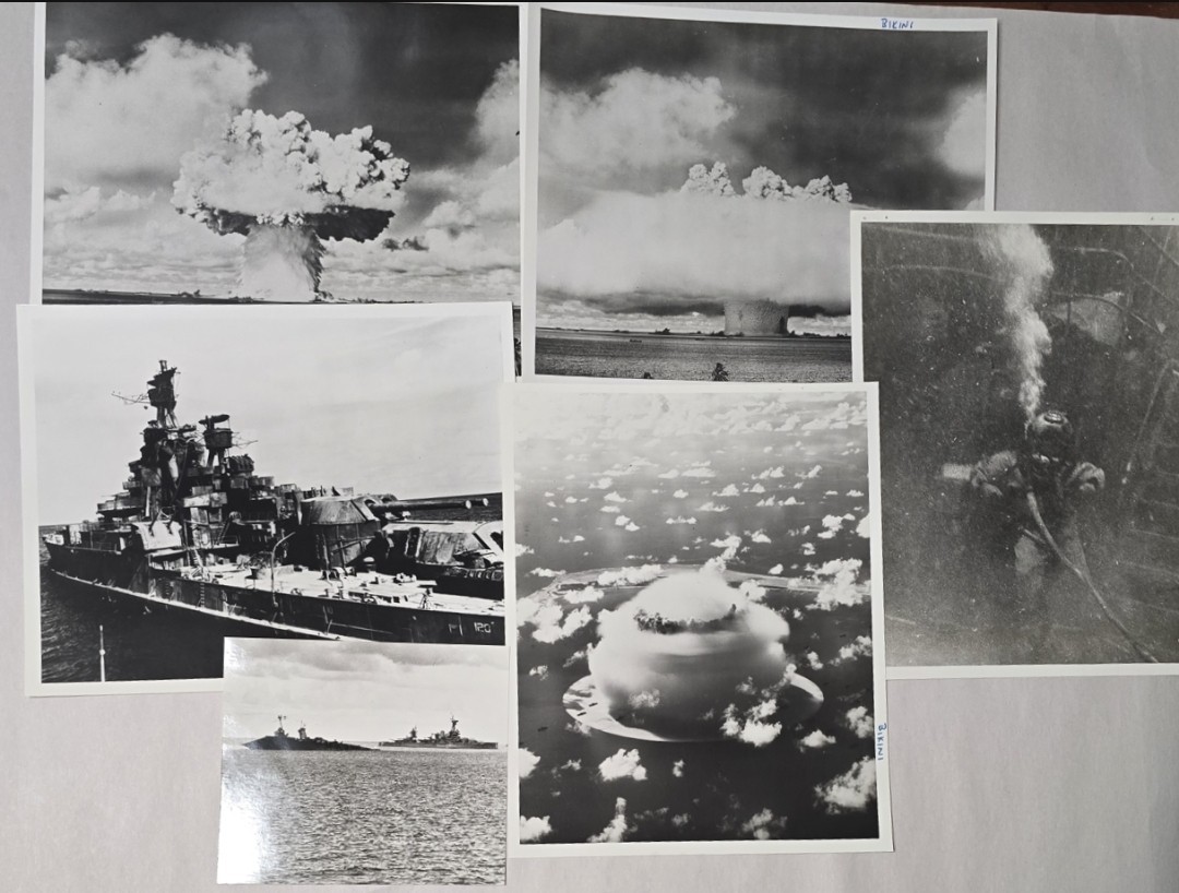 Operation Crossroads Bikini Atoll Atomic Test Photo Lot USS Cahaba Navy 
