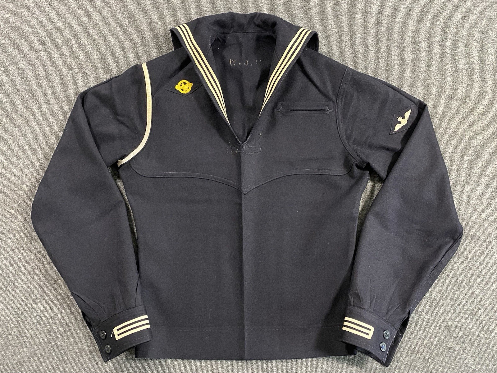 Vintage WW2 US Navy Crackerjack Jumper Wool Uniform Mens 40 Medium Military USA