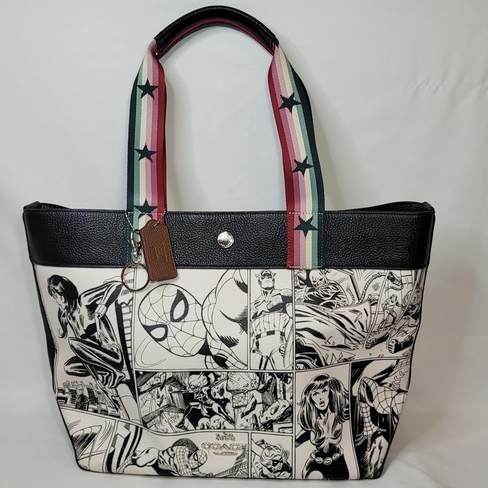 Coach Limited Edition Marvel Comic Jess Tote Bag