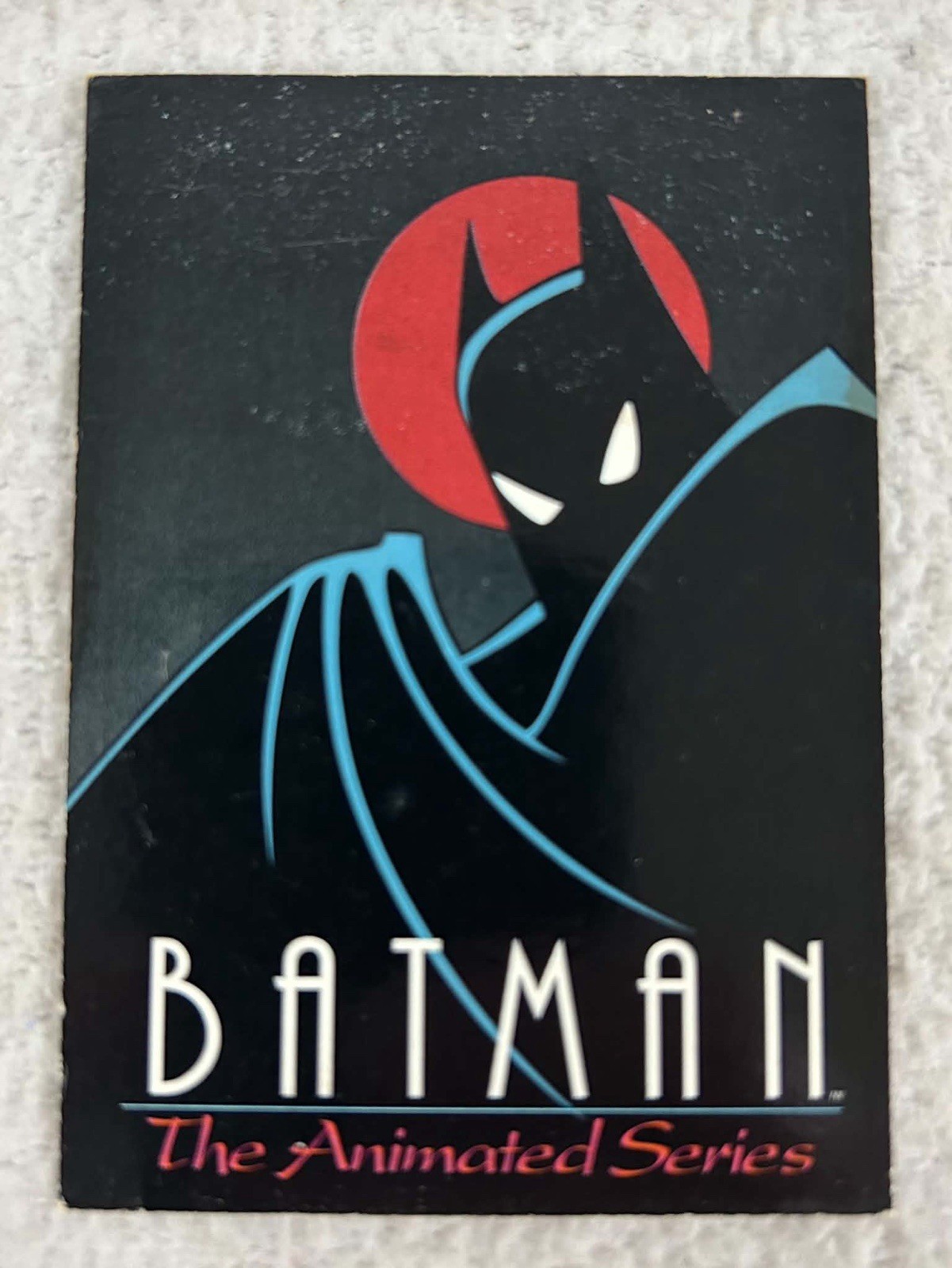 Batman The Animated Series 1993 Topps Cover Card 1