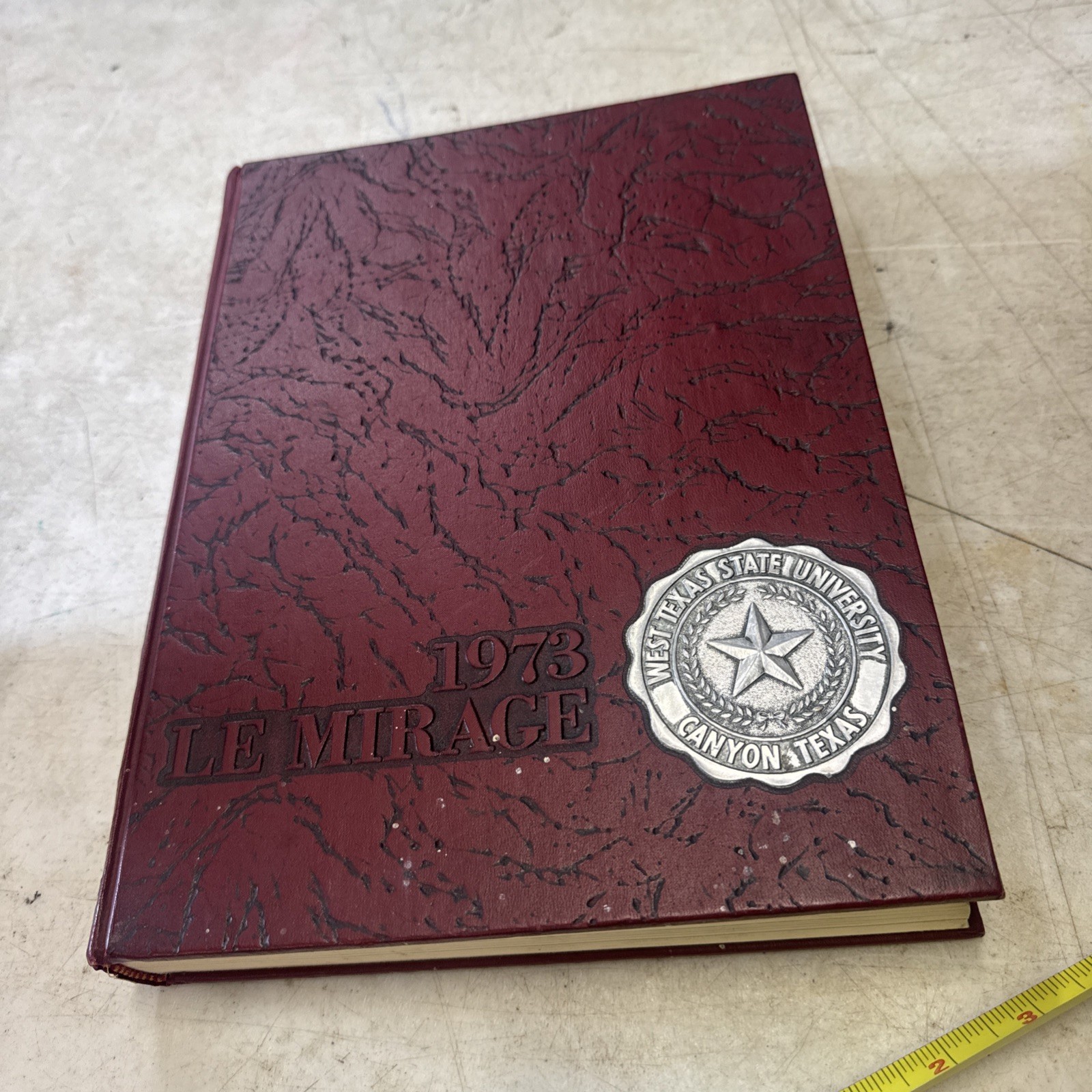 1973 West Texas State University WTAMU Le Mirage Yearbook Ted Dibiase Canyon,TX