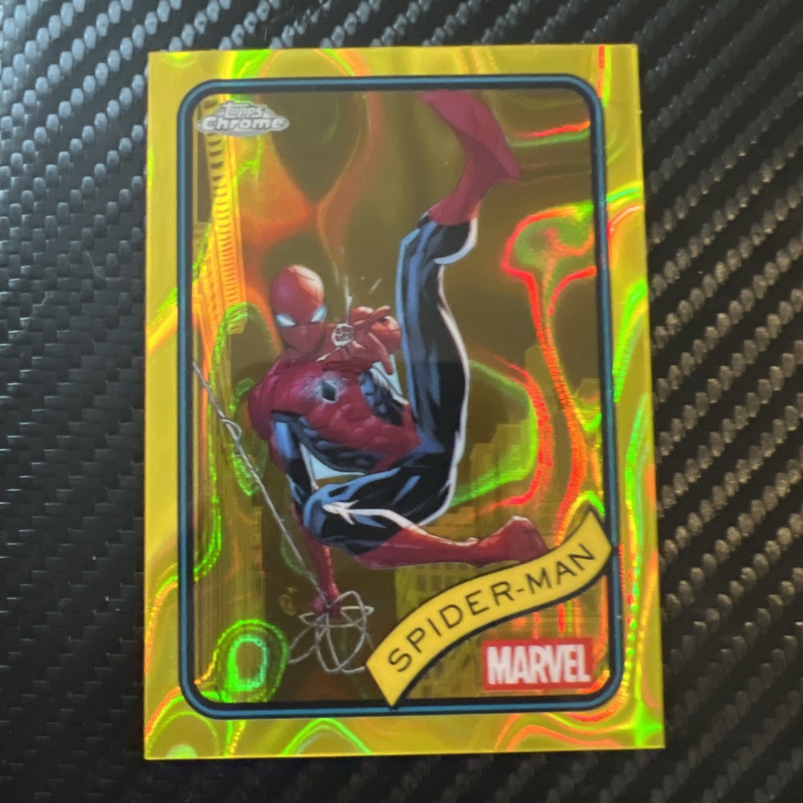 Topps 2025 Topps Chrome Marvel / Spider-Man #101 Gold Parallel