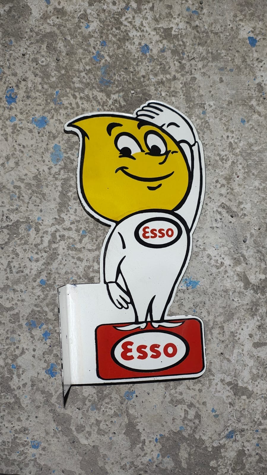 Porcelain Esso Boy Enamel Sign Size 18