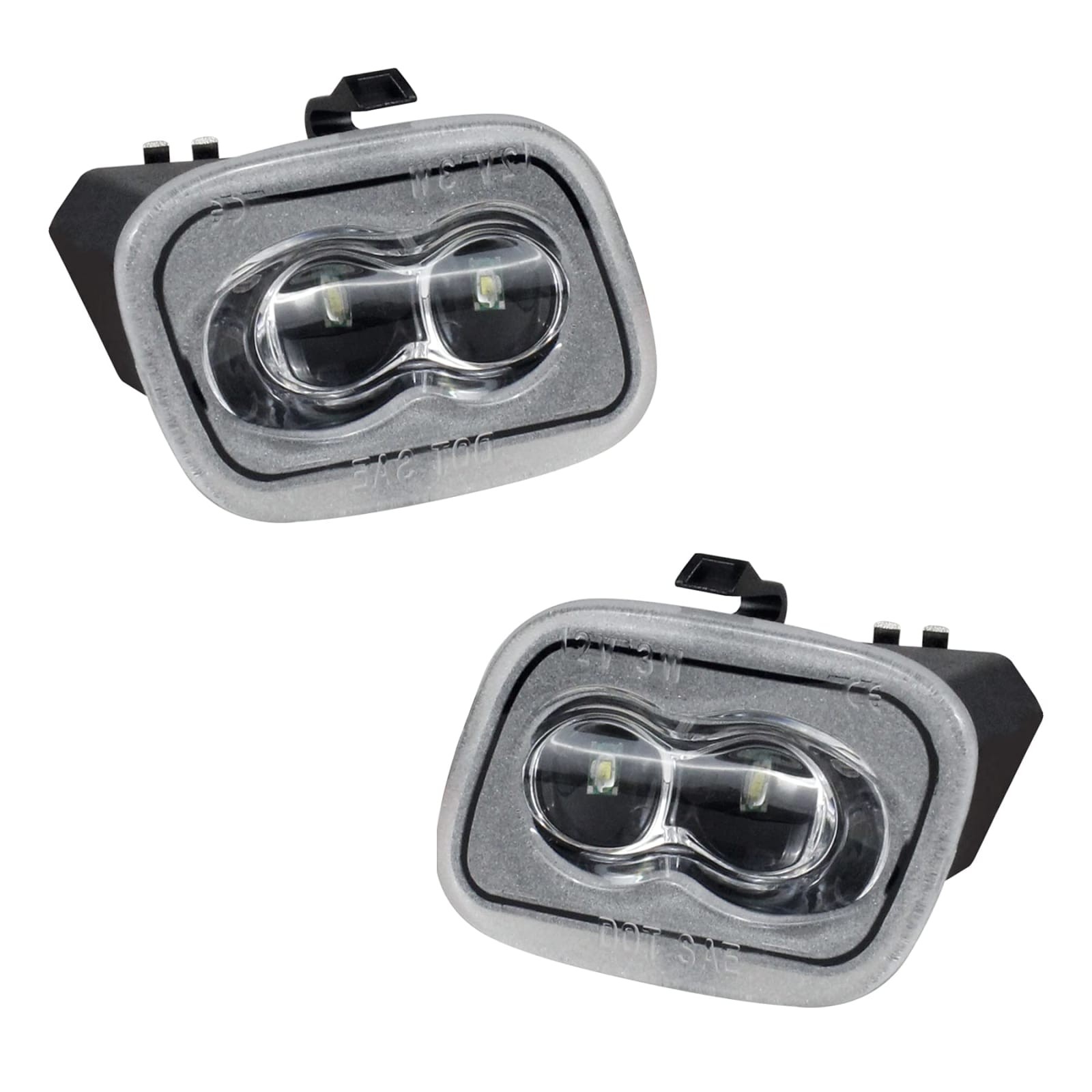 Pair LED Side Mirror Puddle Lights for Ford F-150 2015-21 F-250 F-350 2017-21