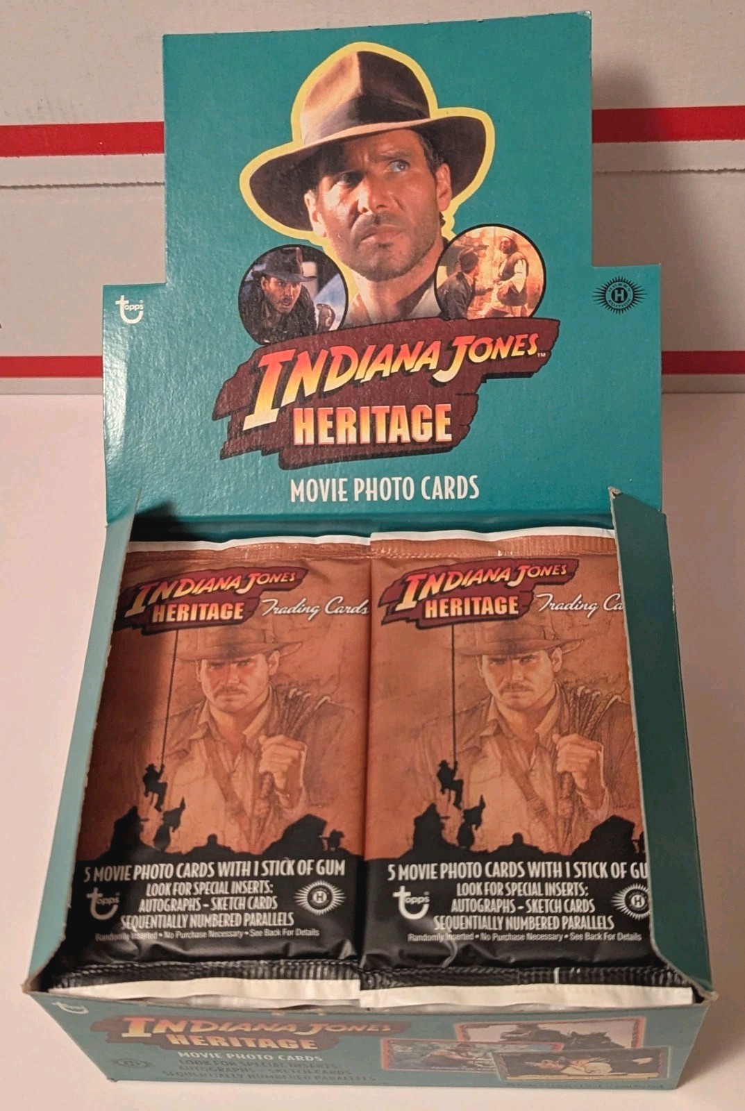 2008 Topps Indiana Jones Heritage Movie Cards Sealed Hobby Packs X 1 Auto Sketch