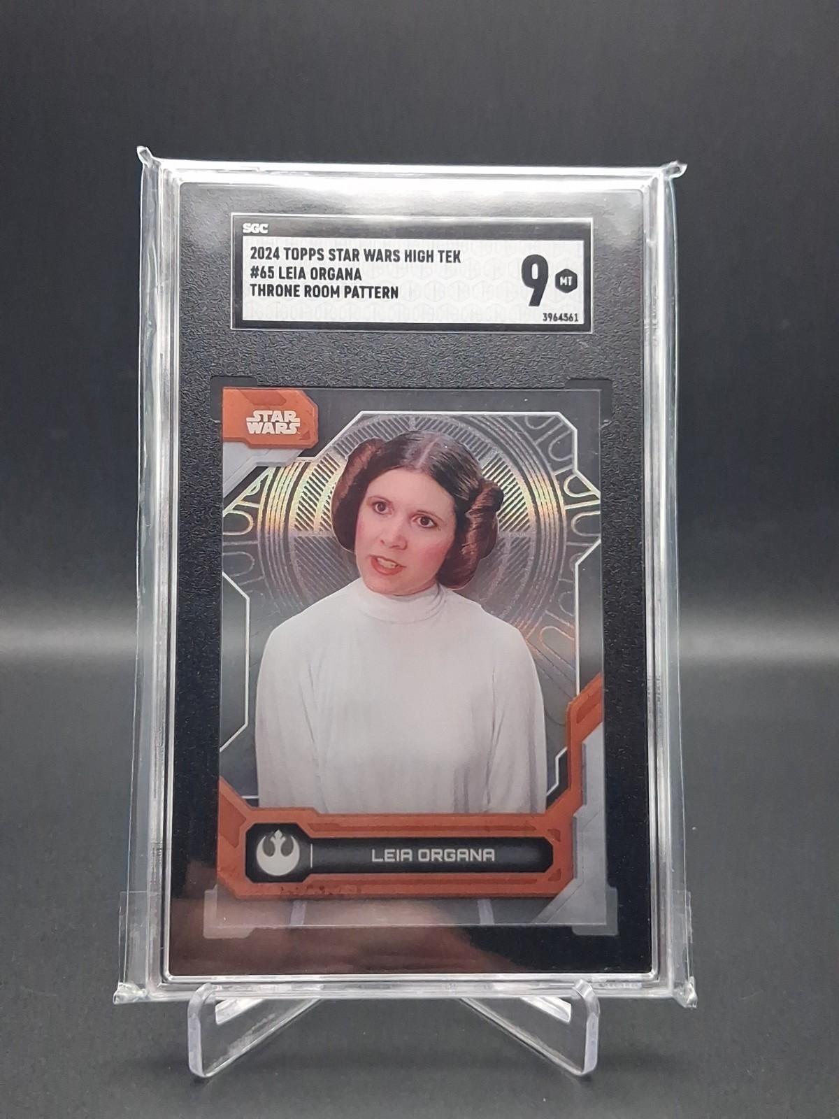 2024 Topps Star Wars High Tek Leia Organa Throne Room Pattern