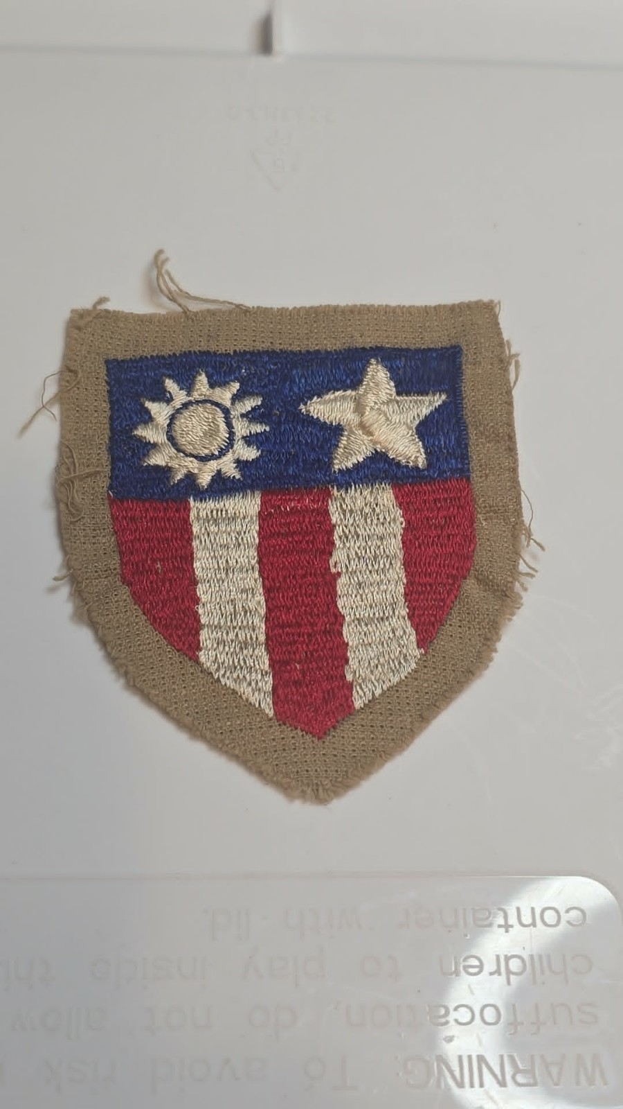 Original WW2 In-Theater made CBI Patches