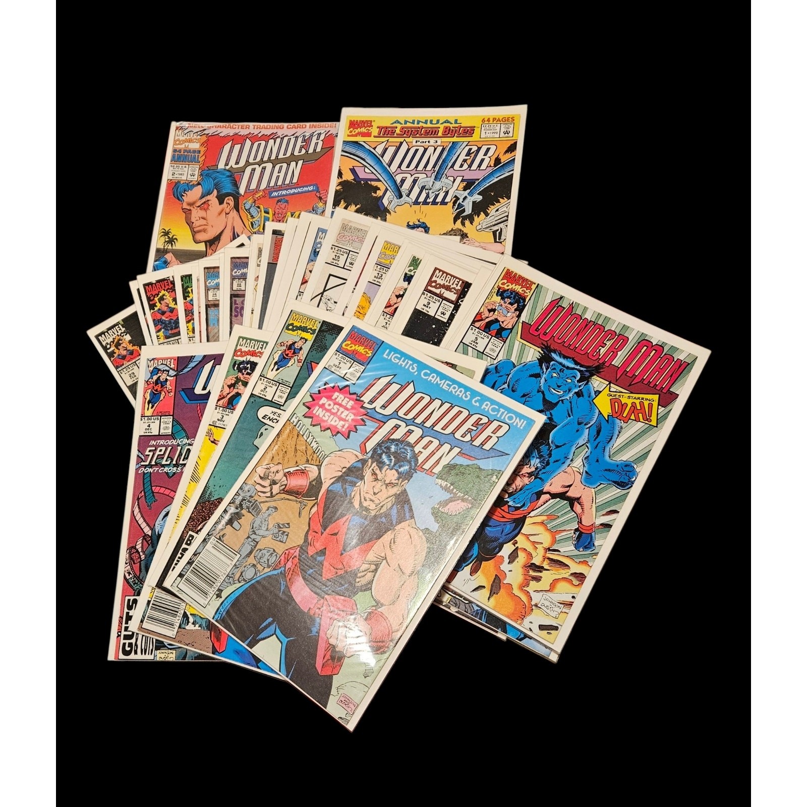 NWOT Collection of Original Wonder Man Comics, #1-#29, #1 1992, #2 1993
