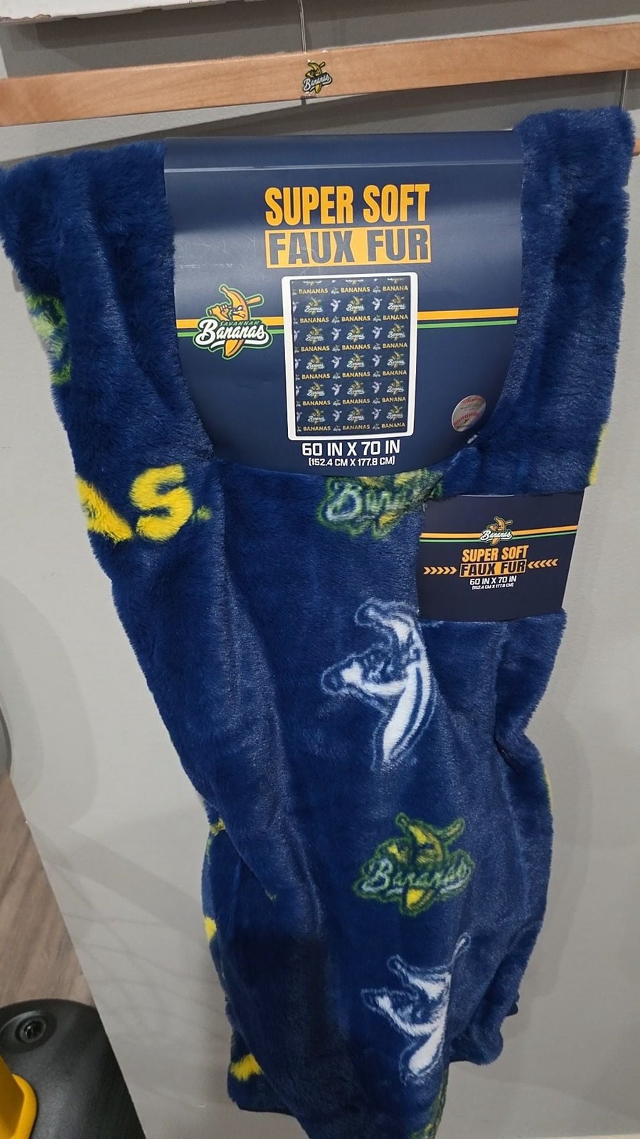 Bananas baseball super soft cozy knit