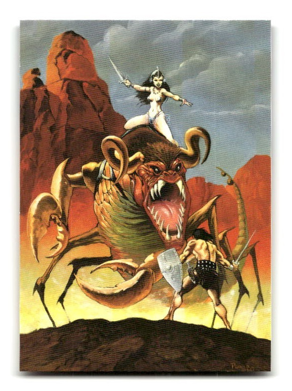 1994 FGG Mike Ploog Fantasy Art Trading Card #40 Scorpion