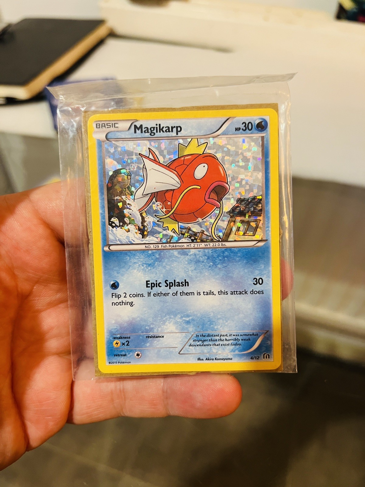 SEALED Magikarp 4/12 Holo Promo Mcdonald\'s 2015 Pokemon