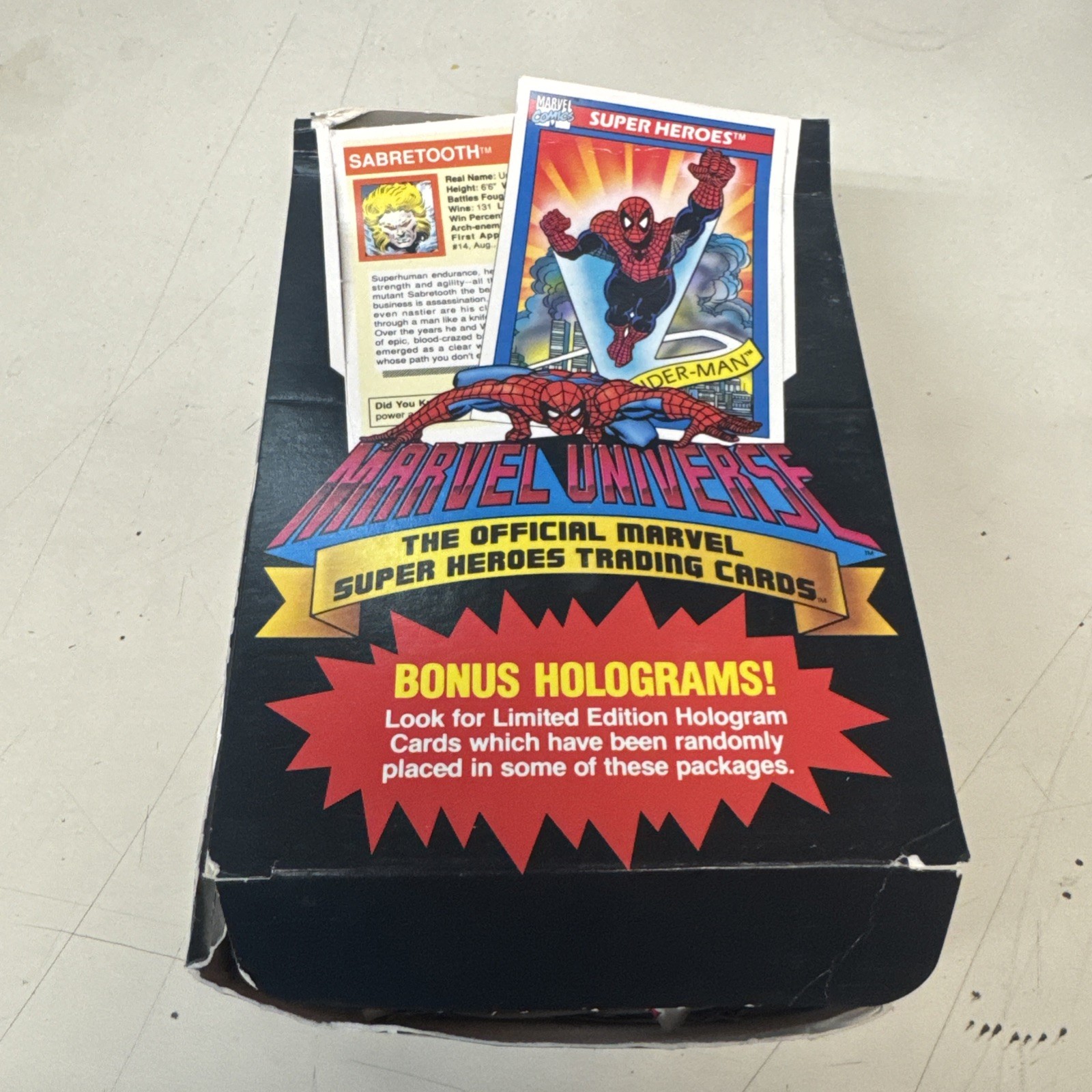 Marvel Universe Series 1 Impel 1990 Trading Cards 1 Factory Sealed Pack from Box