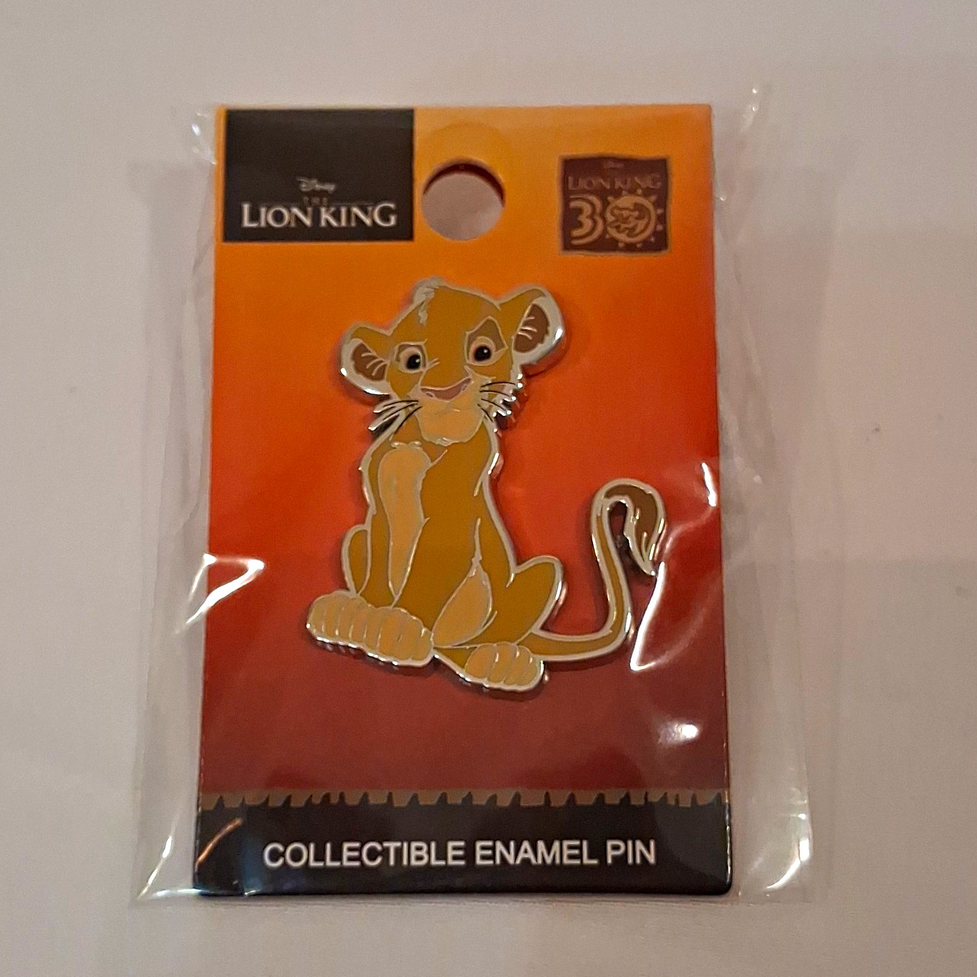 Monogram Disney Lion King Simba Collectible Enamel Pin 30th Anniversary