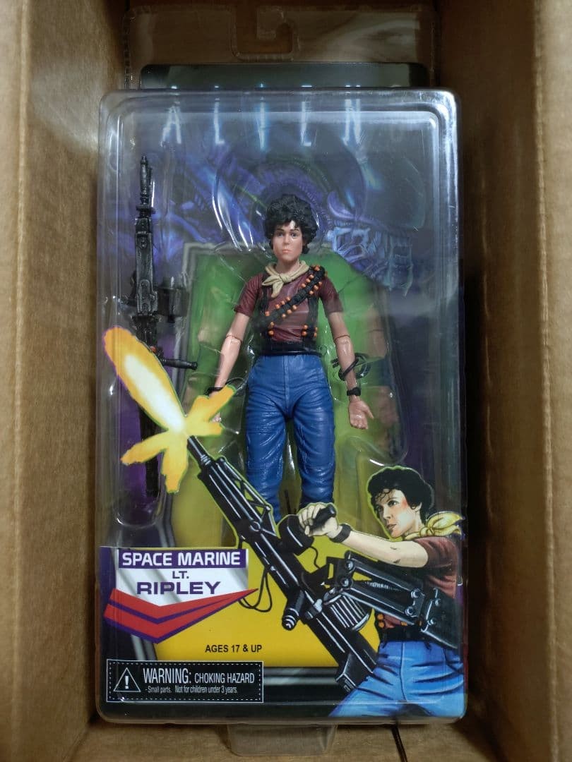 NECA Alien Ripley 7 Action Figure Kenner Tribute Space Marine LT. Ripley
