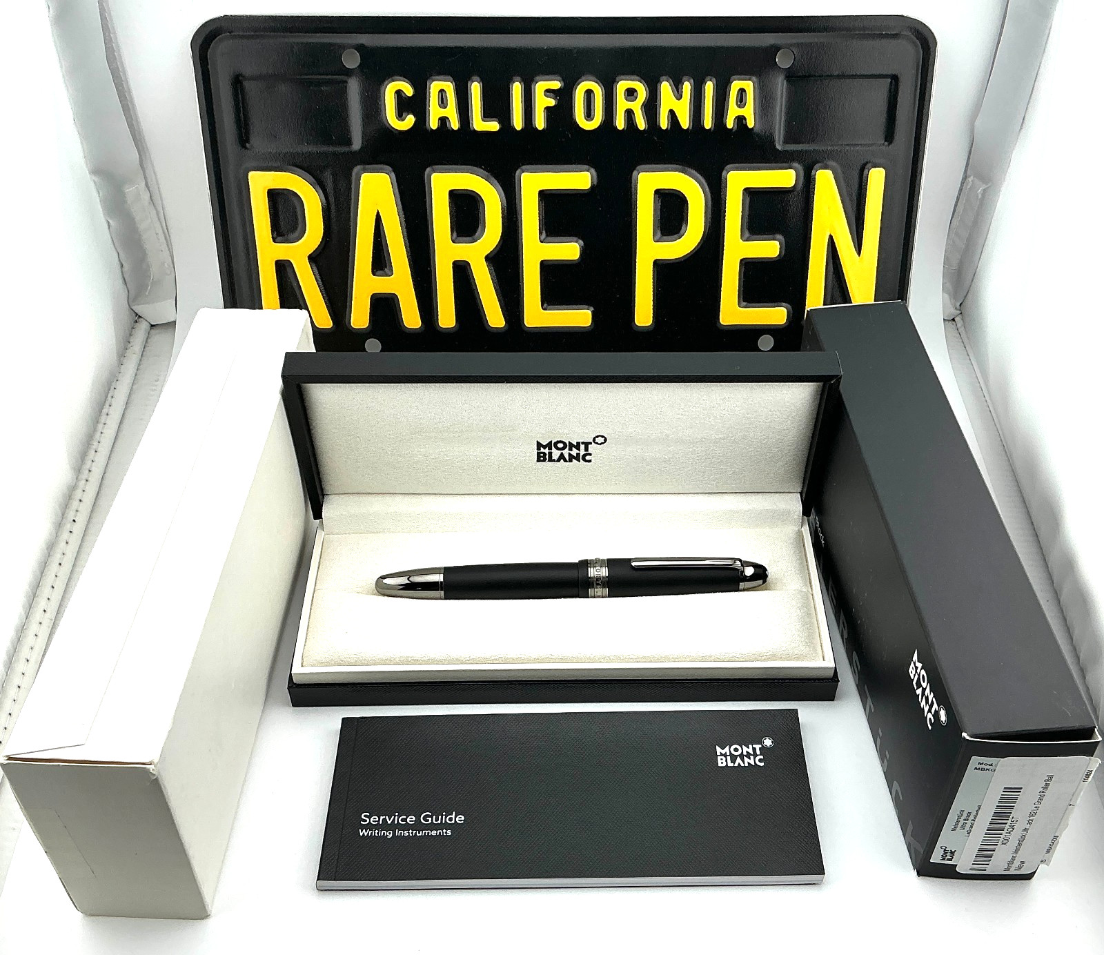 RARE Montblanc 162 LeGrand ULTRA BLACK  Rollerball pen NEW