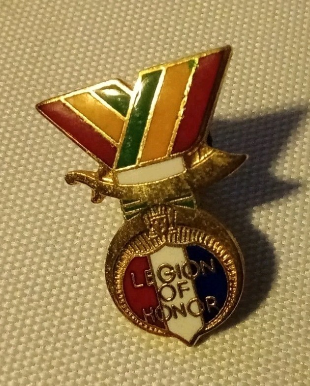 Vintage Moila Shriners Legion Of Honor Medal Lapel Hat Pin Vintage Moila Shriners Legion Of Honor Medal Lapel Hat Pin