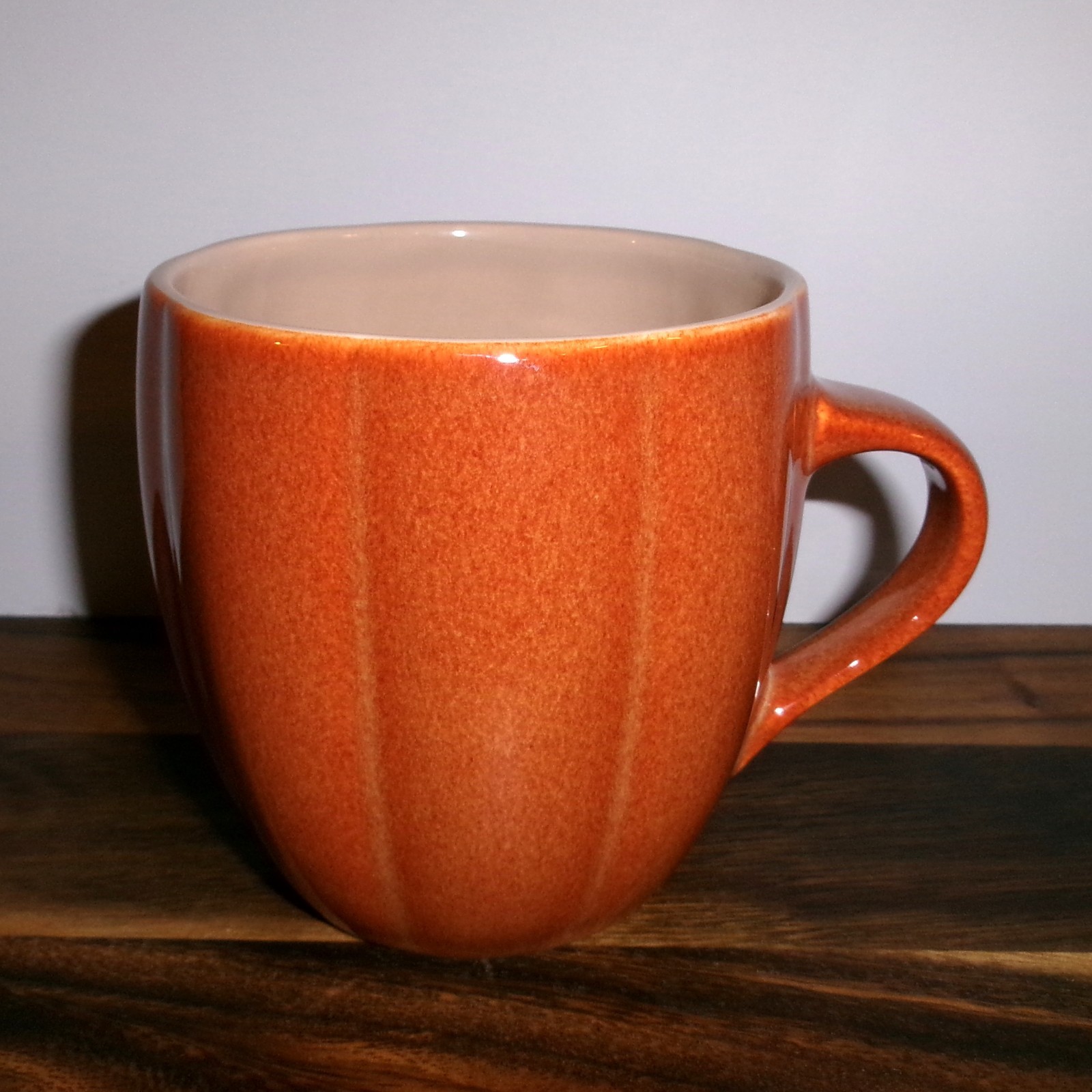 Starbucks 2006 Pumpkin Spice Coffee Mug Fall Orange Autumn Thanksgiving Cup