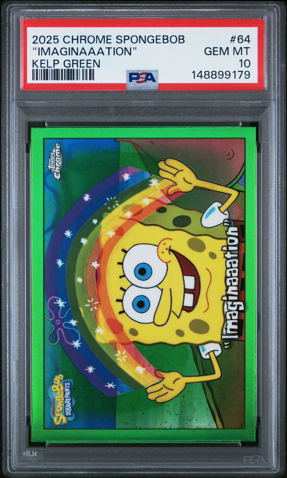 2025 TOPPS CHROME SPONGEBOB KELP GREEN #64 \