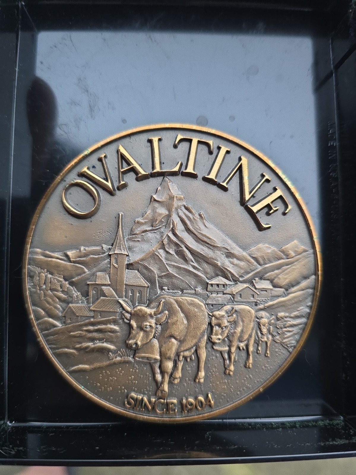 ovaltine vintage Paperweight Coin Rare. Since 1904 ovaltine vintage Paperweight Coin Rare. Since 1904
