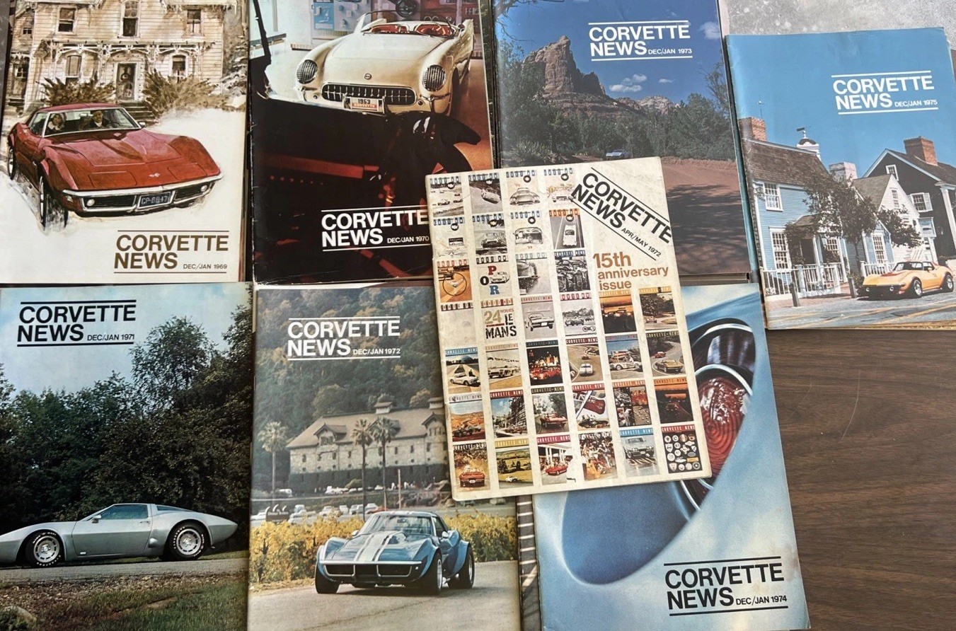 VTG Corvette News Magazine Lot 1969-1974 Complete Full Years Chevrolet GM C3