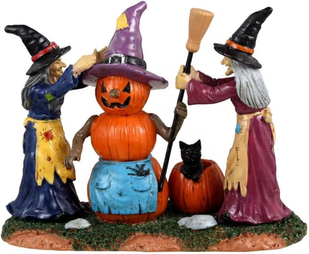Pumpkin Witch Village Accessory Figurine, #32193 Halloween Display