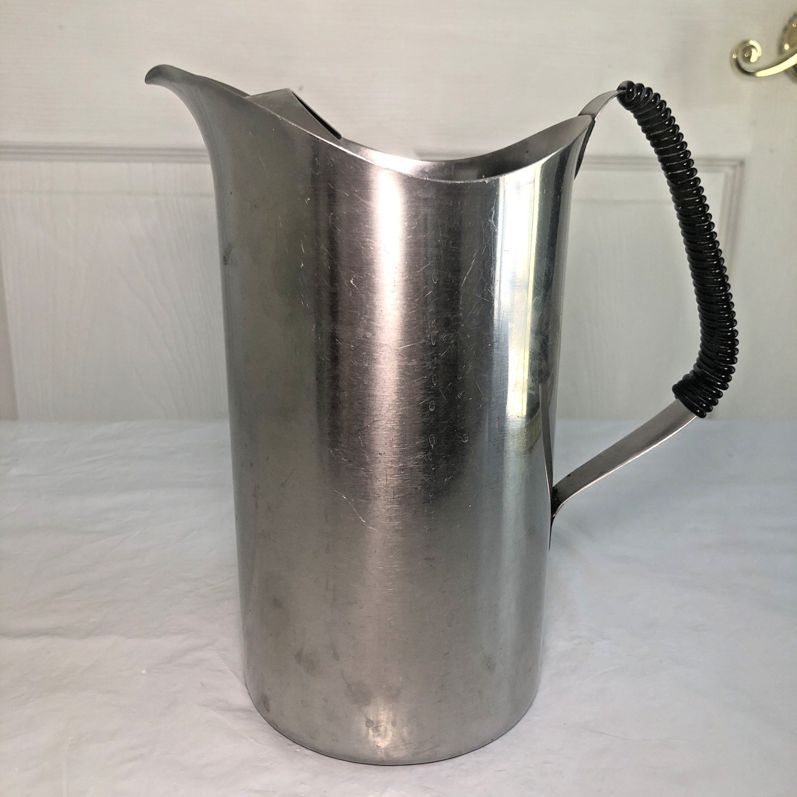 Vintage WMF Cromargan Stainless Steel Water Jug Pitcher MCM modern farmhouse