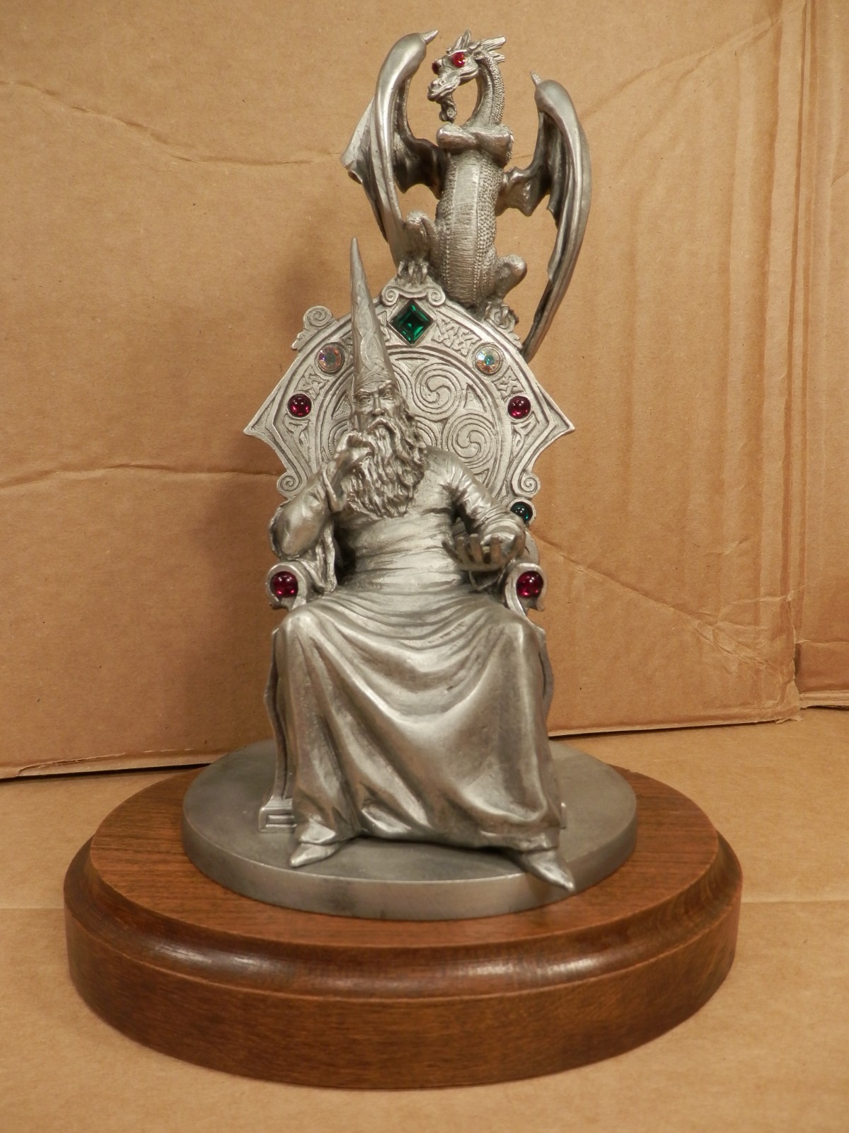 Ray Lamb Vintage 1987 Perth Pewter Throne of Alliance Sculpture LE14 0644/2500