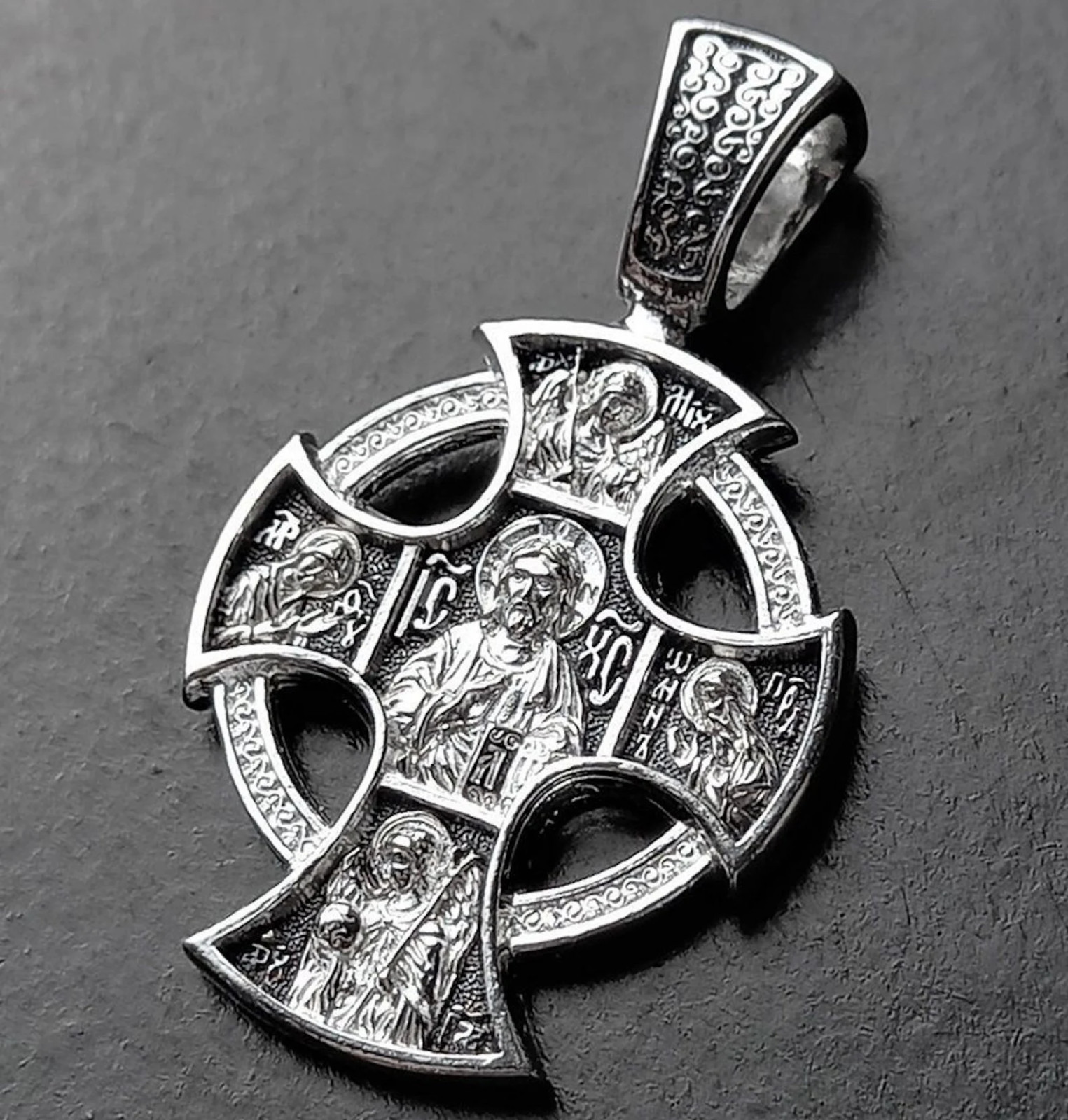Guardian Angel St Nicholas John The Baptist Eastern Orthodox Baptism Crucifix