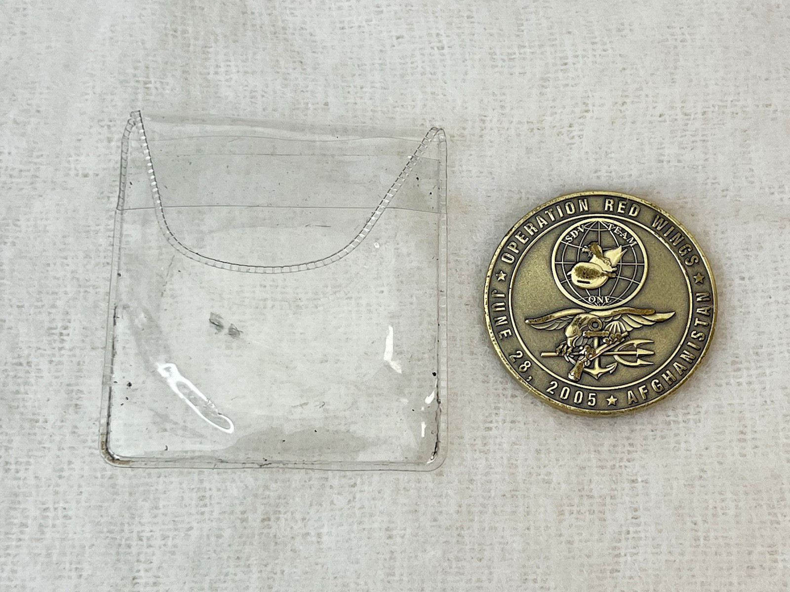Navy Seal Team 1 Operation Red Wings Challenge Coin Mike Murphy Medal of Honor
