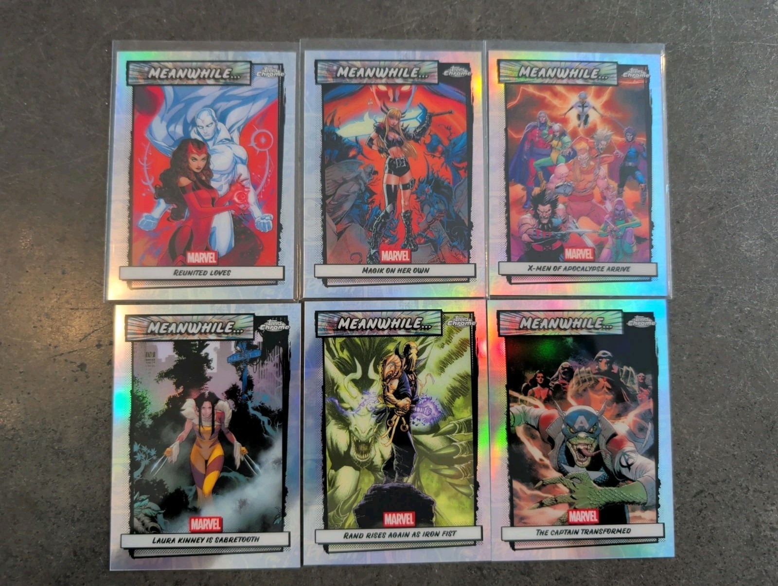 2026 Topps Chrome Marvel Meanwhile Insert Lots Of 6